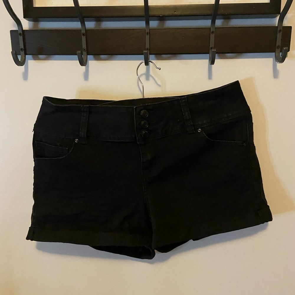 Stretch Denim Shorts